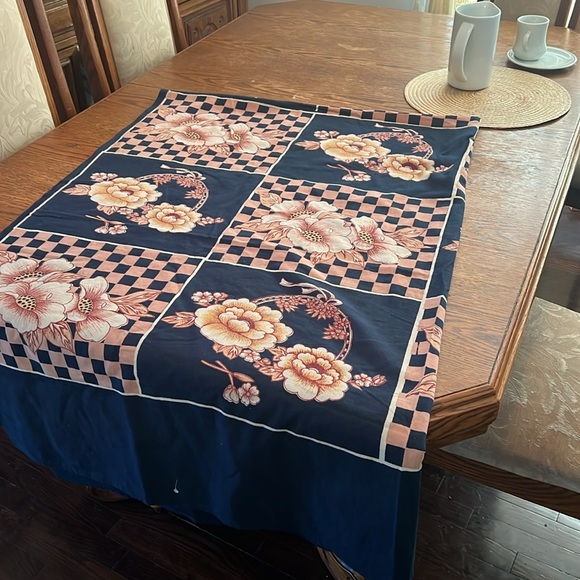 Vintage Boho Floral Cotton Dining Table Cover - Picture 9 of 13